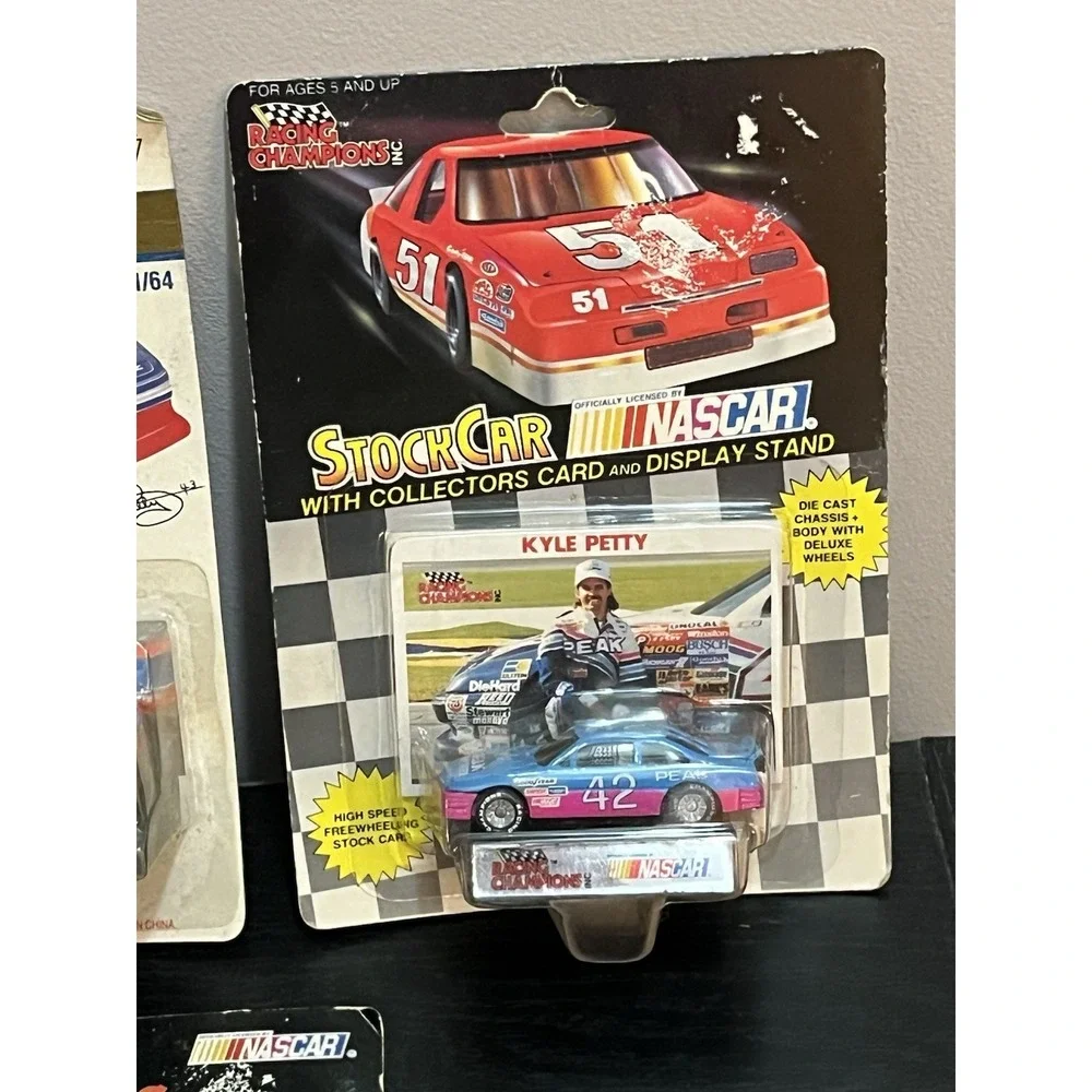 Lot Of 6 RARE‎ NASCAR Collectable Cars, 2 Hot wheels.